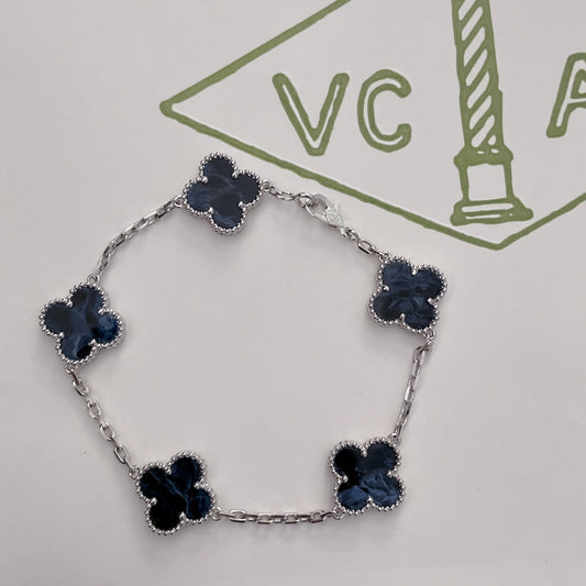 Classic Pietersite Flower Bracelet