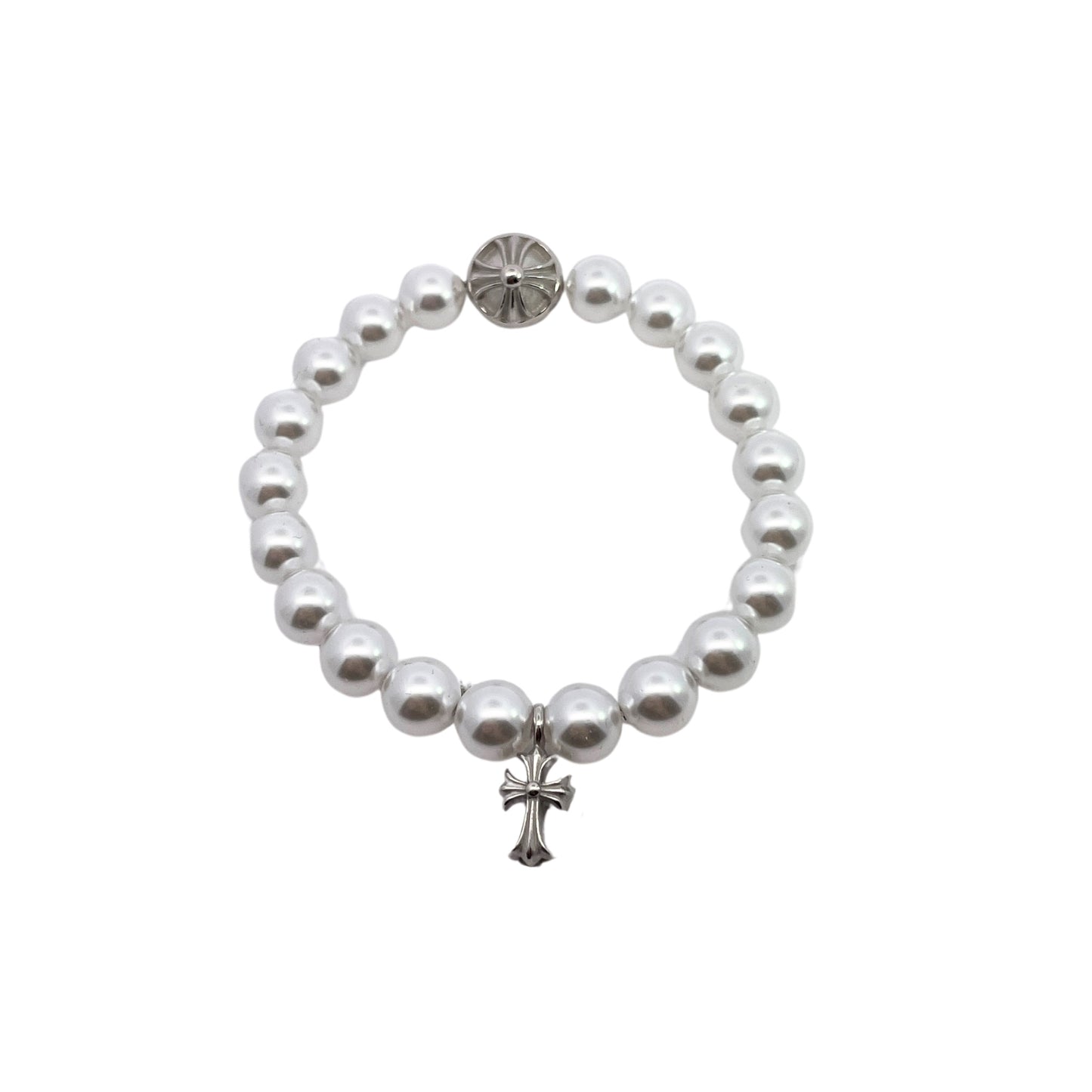New Cross Pearl Bracelet