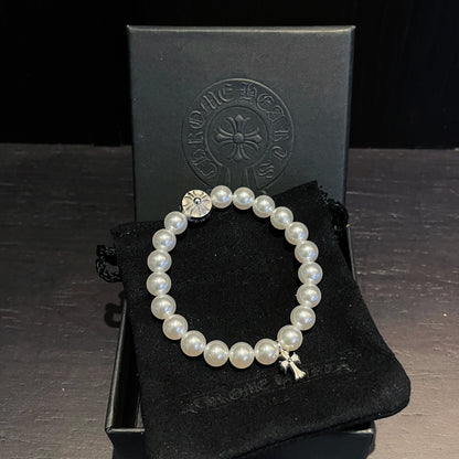 New Cross Pearl Bracelet