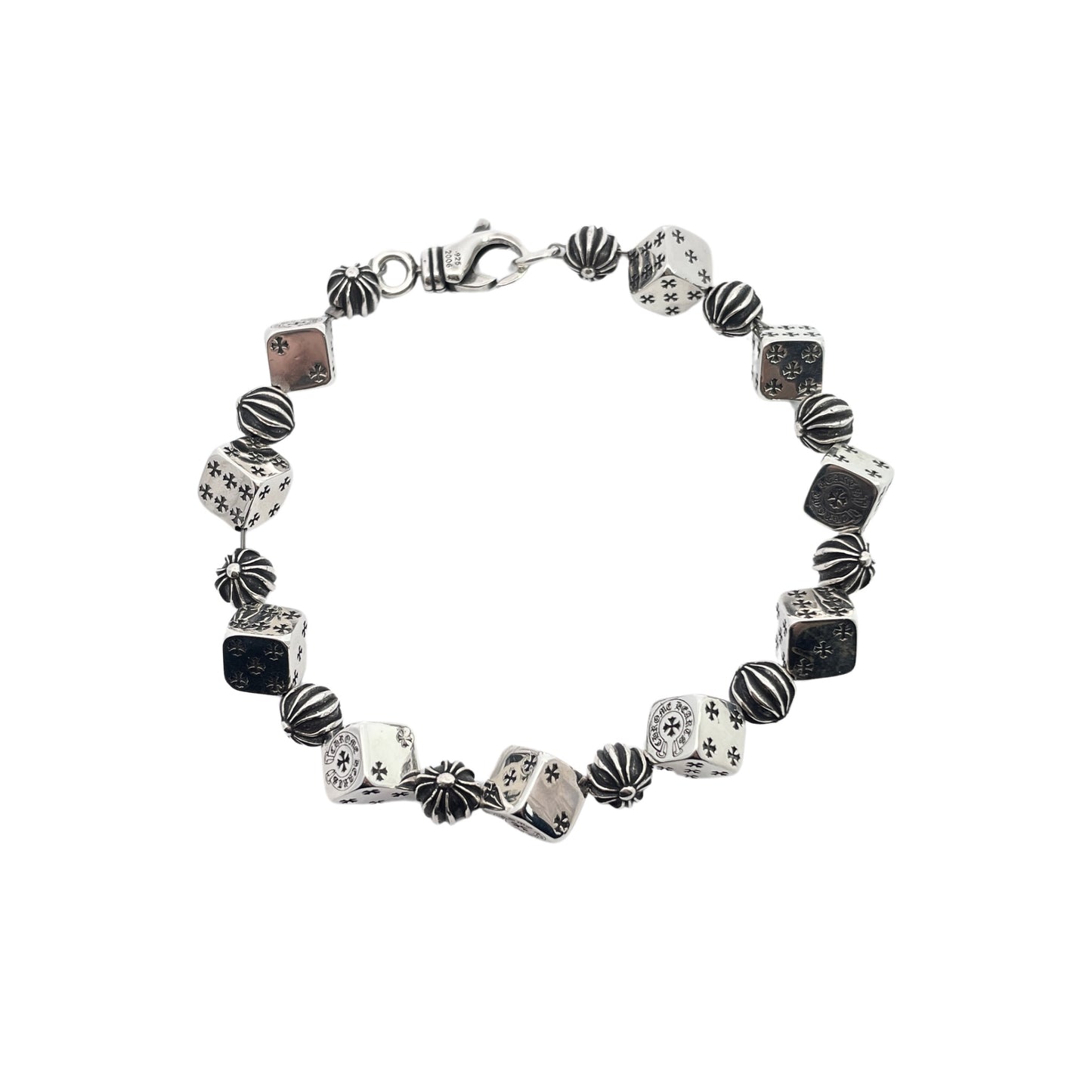 Classic Dice Cross Bracelet