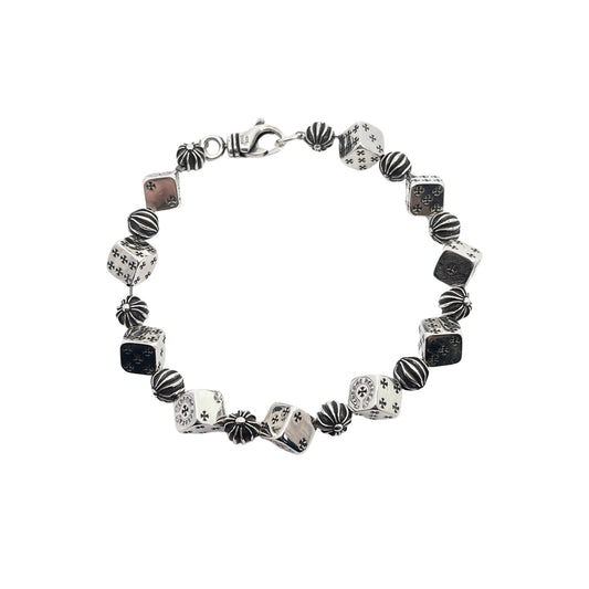 Classic Dice Cross Bracelet