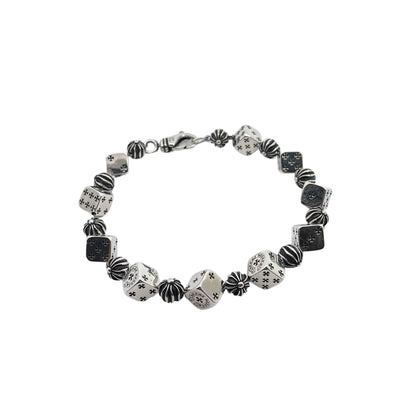 Classic Dice Cross Bracelet