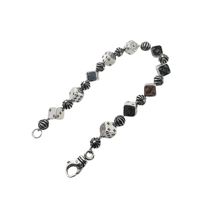 Classic Dice Cross Bracelet