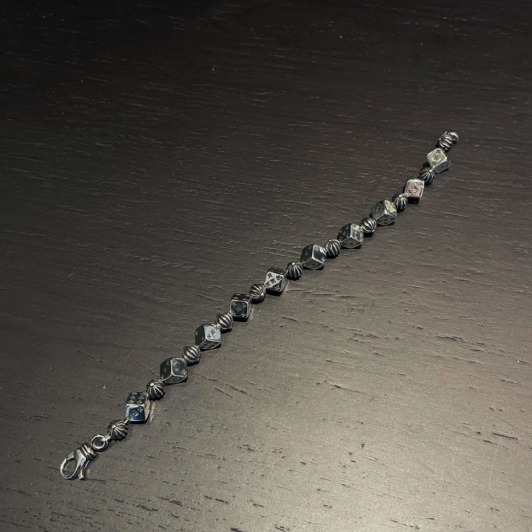Classic Dice Cross Bracelet