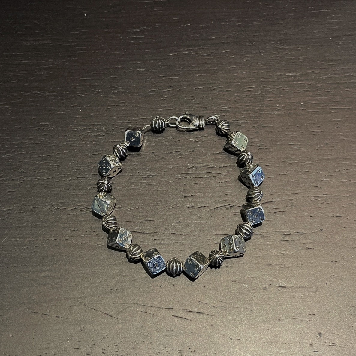 Classic Dice Cross Bracelet