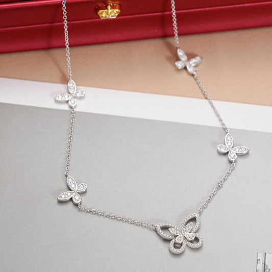 Quintet Butterfly Phantom Necklace