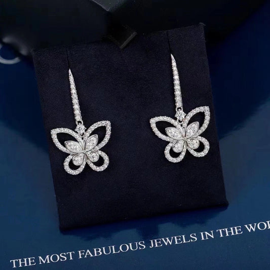 Phantom Butterfly Long Earrings