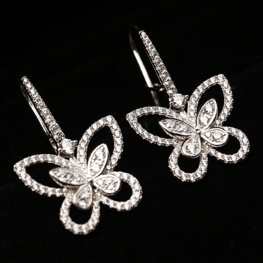 Phantom Butterfly Long Earrings