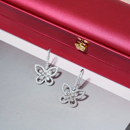 Phantom Butterfly Long Earrings