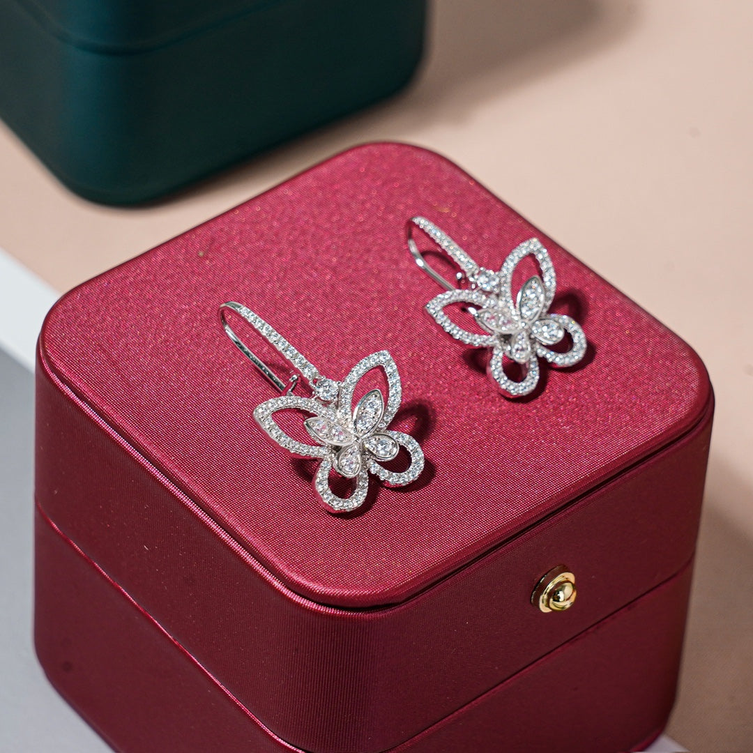 Phantom Butterfly Long Earrings