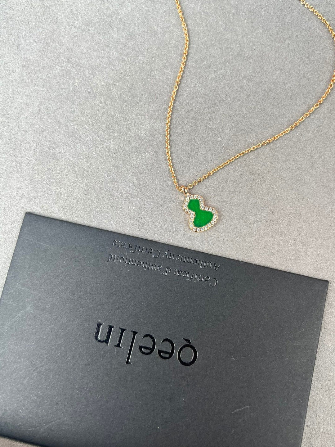 Classic Mini Jade Gourd Necklace