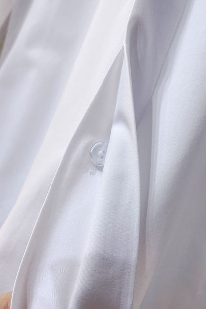 shirt with embroidered letters on chest
