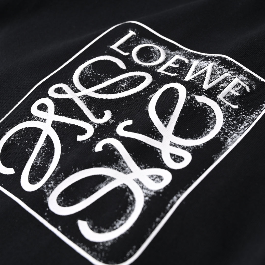 25ss Large logo pocket splash embroidery short-sleeved T-shirt