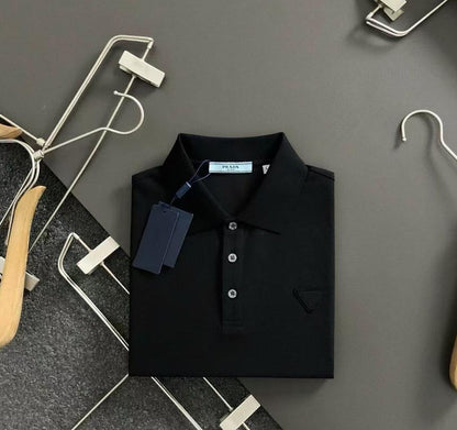 Classic black polo