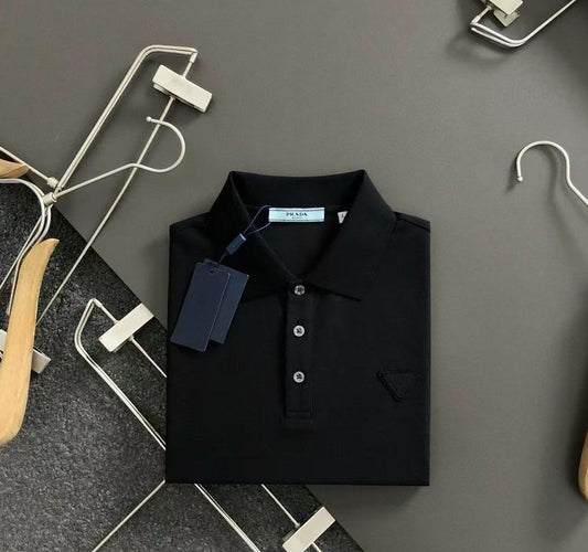 Classic black polo