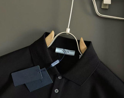 Classic black polo