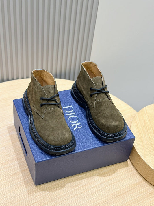 Men's lace-up high boots