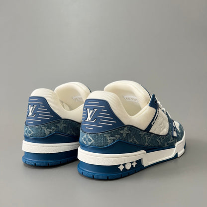 Denim shoes with brand logo on the side