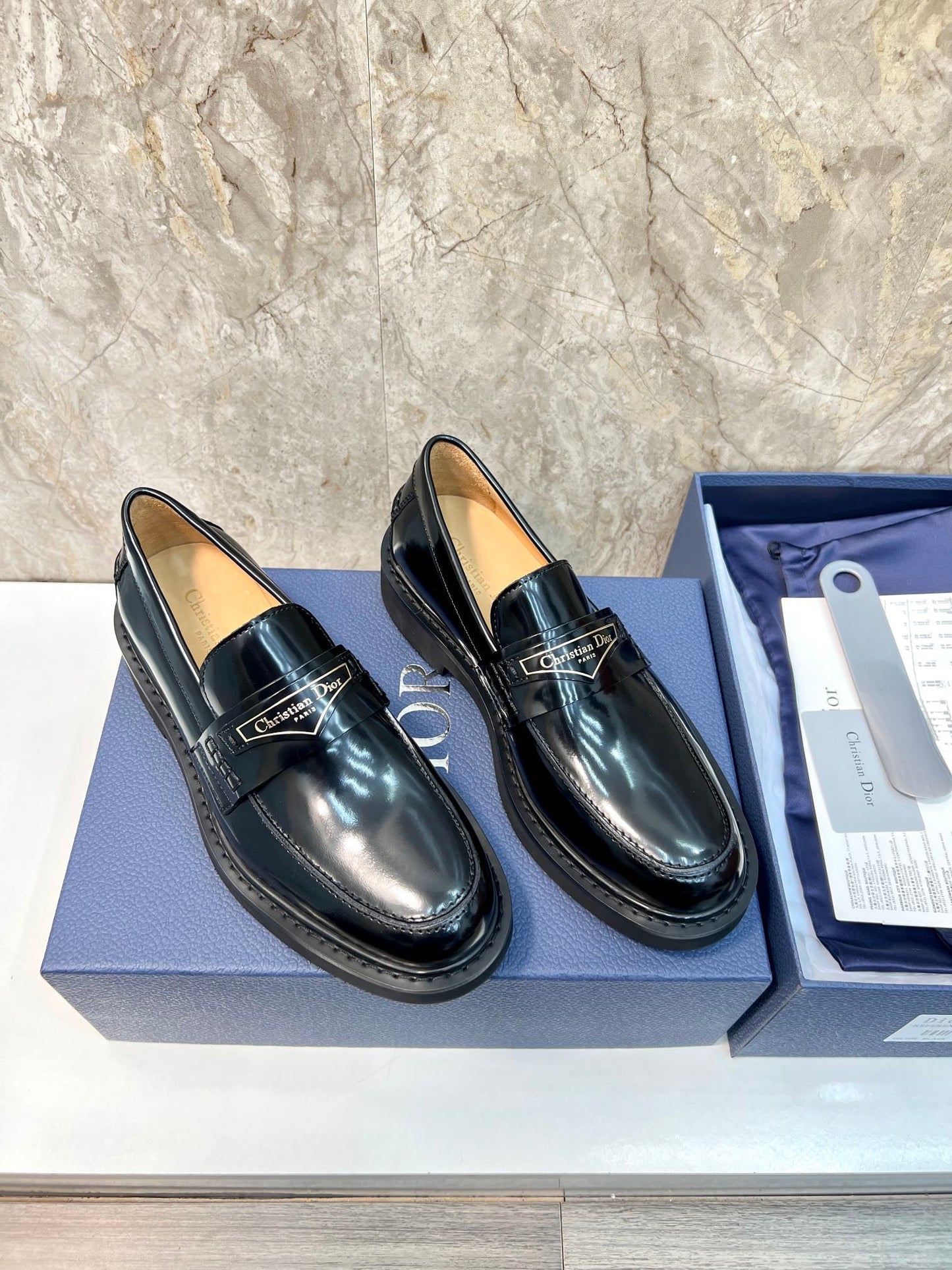 D Brogues Derby Leather Shoes