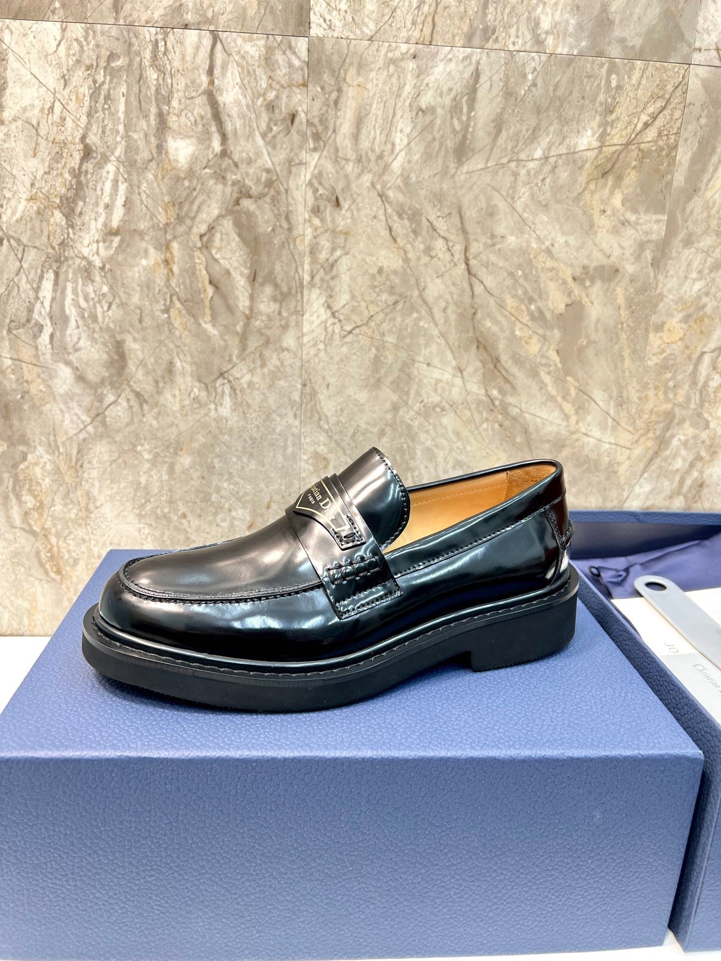 D Brogues Derby Leather Shoes