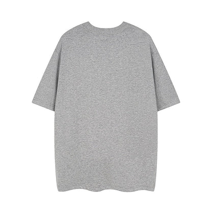 Letter logo print crew neck short sleeves