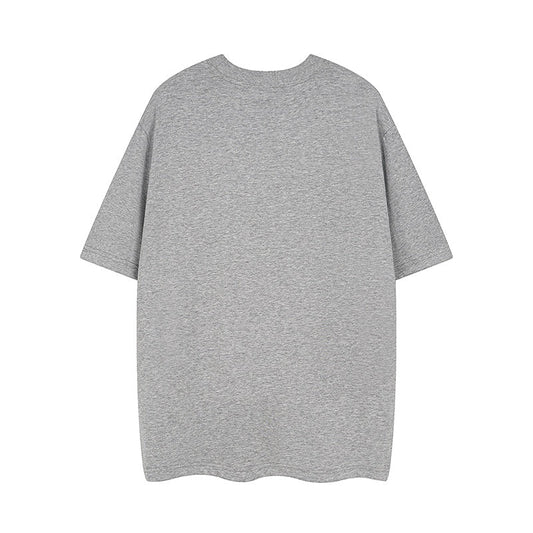 Letter logo print crew neck short sleeves