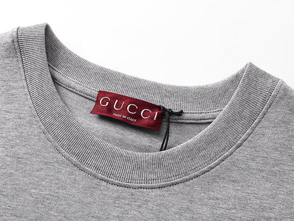 Letter logo print crew neck short sleeves