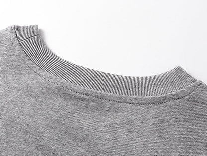 Letter logo print crew neck short sleeves