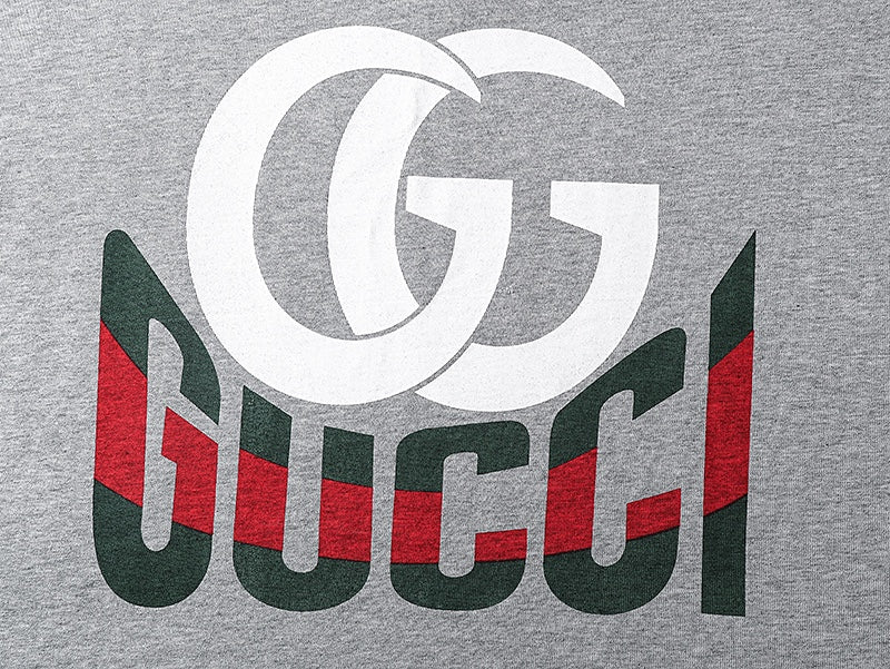 Letter logo print crew neck short sleeves