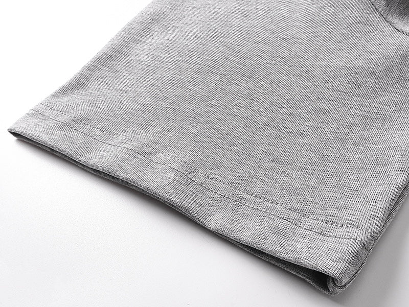 Letter logo print crew neck short sleeves