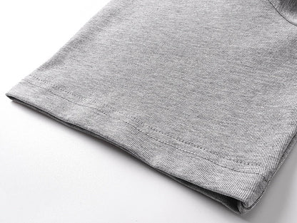 Letter logo print crew neck short sleeves