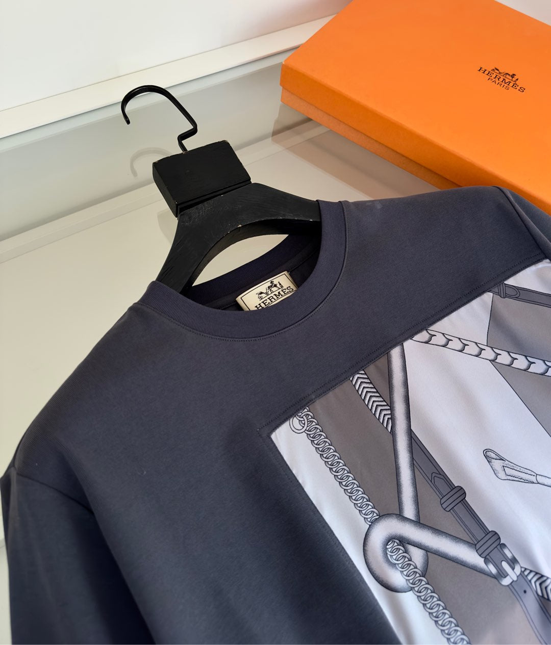 2025 Spring and Summer New Splicing Printed T-shirt