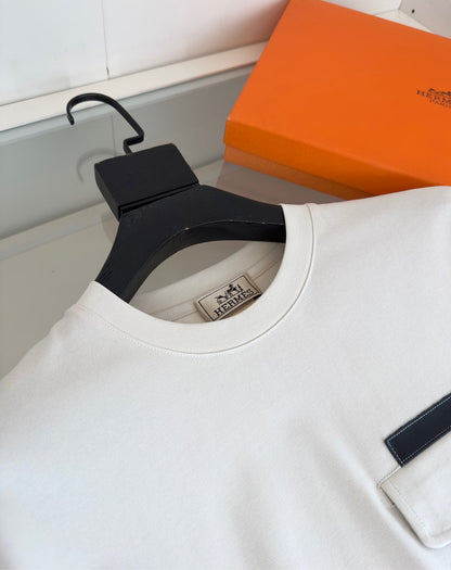 2025 Spring/Summer Slightly Wide Round Neck Short Sleeve T-Shirt