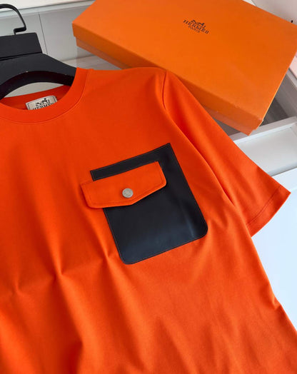 2025 Spring/Summer Slightly Wide Round Neck Short Sleeve T-Shirt