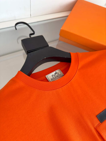 2025 Spring/Summer Slightly Wide Round Neck Short Sleeve T-Shirt