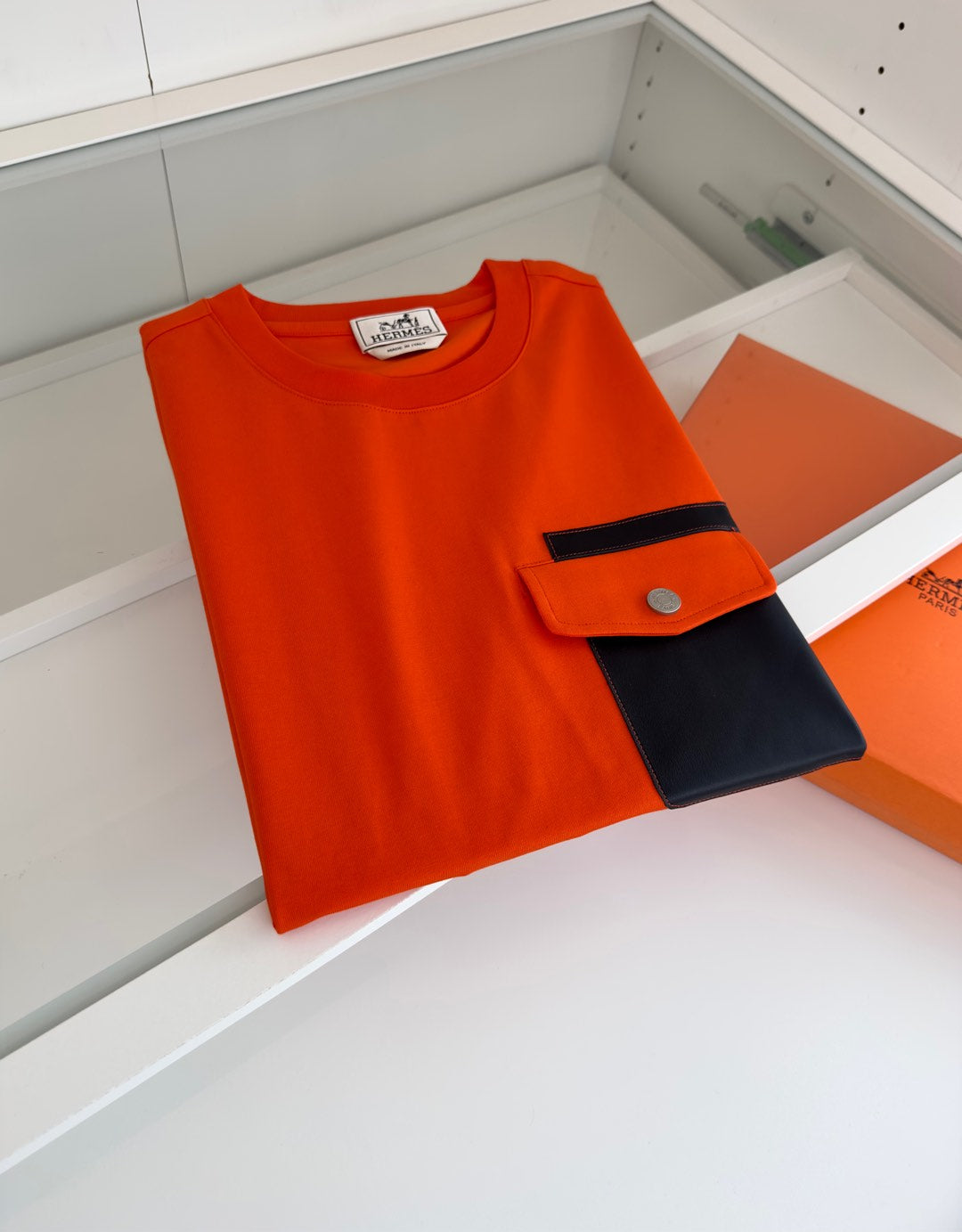 2025 Spring/Summer Slightly Wide Round Neck Short Sleeve T-Shirt