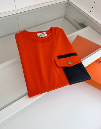 2025 Spring/Summer Slightly Wide Round Neck Short Sleeve T-Shirt