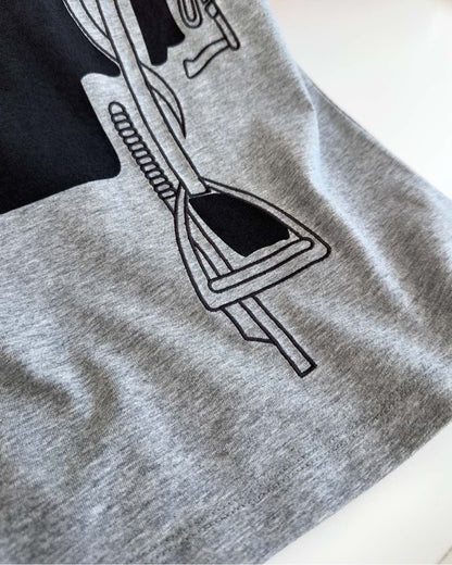 2025 Spring and Summer Graphic Printed Slightly Wide Round Neck Short Sleeve T-shirt