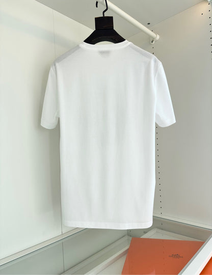 2025 Spring and Summer Printed Round Neck Short Sleeve T-shirt