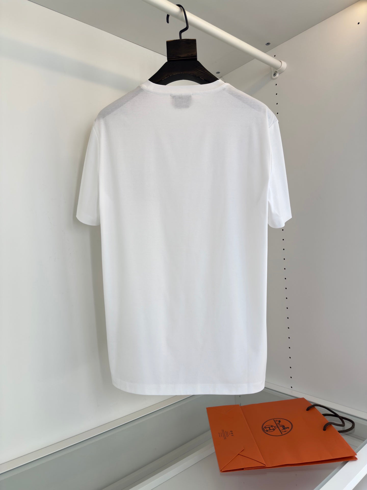 2025 Spring and Summer Leather Embroidery Round Neck Short Sleeve T-shirt