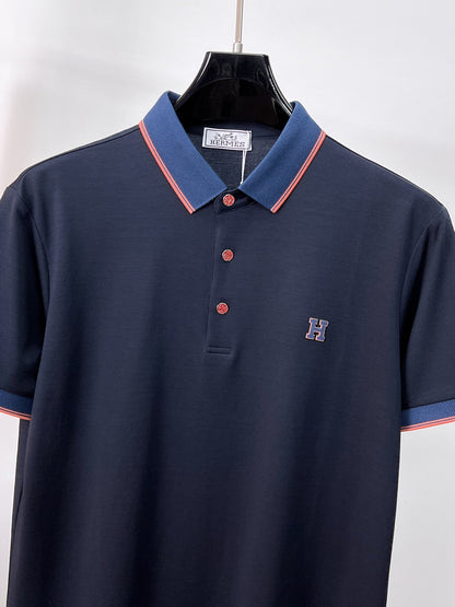 2025 classic casual business lapel short sleeves