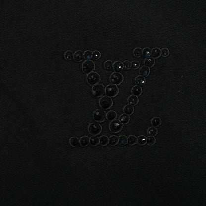 25ss rhinestone embellished short sleeves