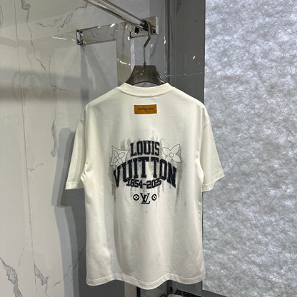 25ss Colorful plush short sleeved T-shirt