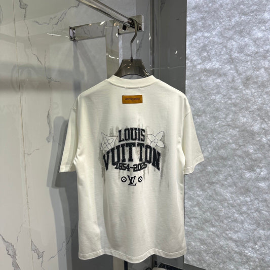 25ss Colorful plush short sleeved T-shirt