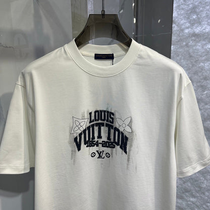 25ss Colorful plush short sleeved T-shirt