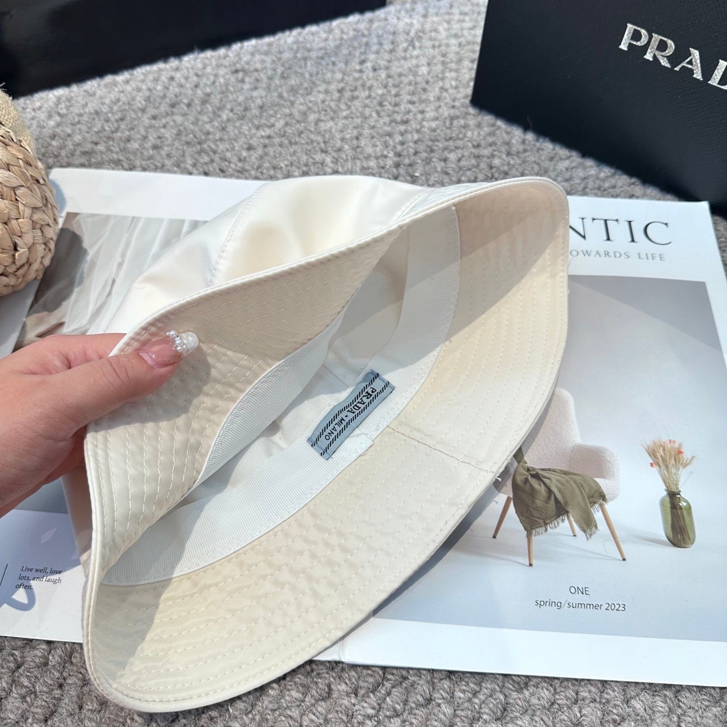 Classic Triangle Logo Fisherman's Hat