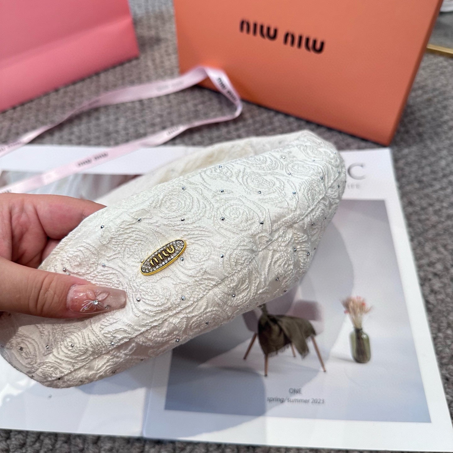 Fall New Arrival Letter Rhinestone Beret for Women