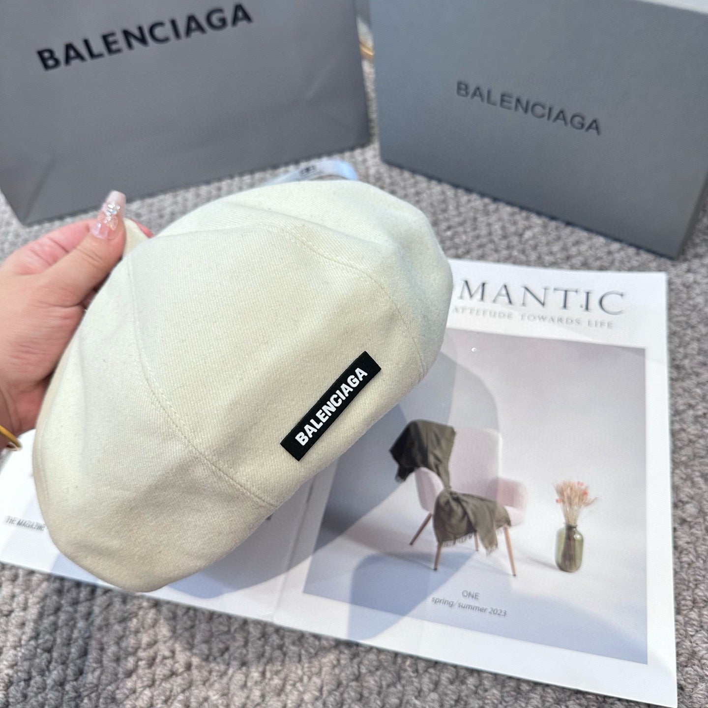 Spring/Summer New Beret Women's Vintage Octagonal Hat