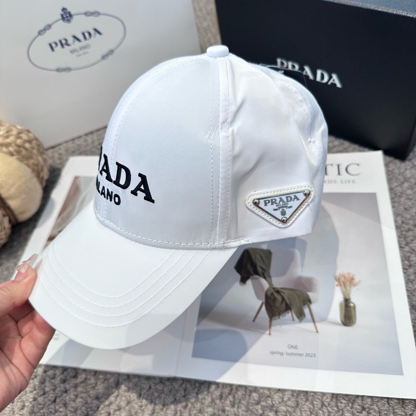 Embroidered Letter Baseball Cap