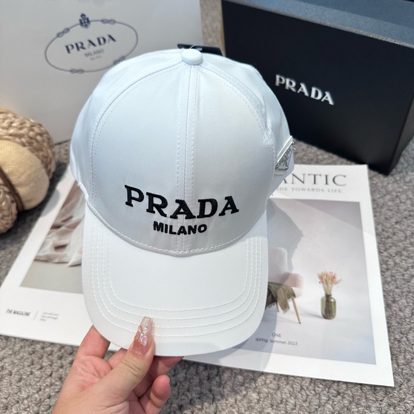 Embroidered Letter Baseball Cap